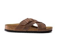 Sandales cuir huilé Birkenstock Lugano Marron 36