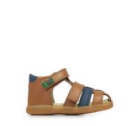 Sandales Enfant - Kickers - Kick Pod - Cuir - Camel-Marine - Plat 23