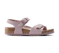 Sandales cuir nubuck jeune fille Birkenstock Rio Birko-Flor Violet 26