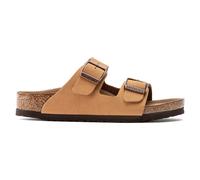 Sandales cuir nubuck jeune garçon Birkenstock Arizona Birko-Flor Marron 31