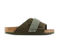 Sandales cuir nubuck suède Birkenstock Kyoto Vert 48