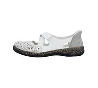Rieker - Ballerines femme en cuir blanc slip-on - Taille 40