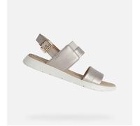 Geox Femme D Dandra B Sandales, Champagne, 37 EU