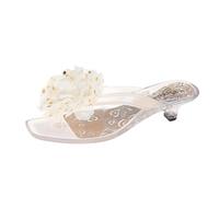 Sandales D’Été Élégantes À Talon Haut pour Femme, Design Original des Orteils et Style raffiné, Parfaites pour Les Beaux Jours et Les Sorties, Modèle Plat élégant pour Les événements estivaux