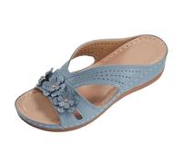 Sandales de bain pour femme pieds nus - Sandales robustes et élégantes pour femme - Convient pour l'aventure et les voyages - Avec semelle stable et bon maintien pour une marche sûre - Sandales plates