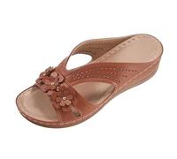 Sandales de bain pour femme pieds nus - Sandales robustes et élégantes pour femme - Convient pour l'aventure et les voyages - Avec semelle stable et bon maintien pour une marche sûre - Sandales plates