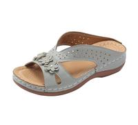 Sandales de bain pour femme pieds nus - Sandales robustes et élégantes pour femme - Convient pour l'aventure et les voyages - Avec semelle stable et bon maintien pour une marche sûre - Sandales plates