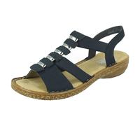 Sandales De Couleur Variée Rieker Slingback Élastique Bout Ouvert 62850