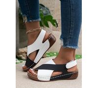 Sandales de gladiateur romaines pour femme - Plateforme - Sandales décontractées à bout ouvert avec sangles adaptées à la robe - Semelle antidérapante - Chaussures d'été tendance