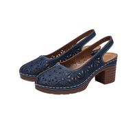 Sandales de marche bohème à talon bloc moyen avec bride arrière découpées au laser et bout fermé pour femme - Style vintage - Talon épais - Sangle de cheville réglable, noir foncé, 38.5 EU