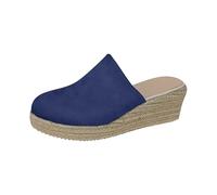 Sandales de marche pour femme - Pantoufles pour femme - Bout ouvert - Sandales d'été pour femme - Pantoufles décontractées pour l'extérieur - Sandales de marche, noir foncé, 38 EU