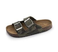 Isotoner Sandales fille à doubles brides ultra confortables, 32/33, camo