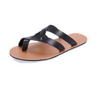 Sandales De Plage Orthopédiques, Sandales Correctrices D'oignon Décontractées, Respirantes Et Tendance pour Hommes Correcteur D'oignon Ouvert Léger Antidérapant, Soulage La Symptômes(Black,43 EU)