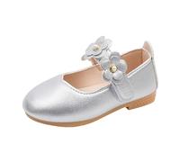 Sandales de Plage pour Filles avec nœud Perle et Fleur, Semelle Plate légère, Chaussures décontractées pour l'été, Taille Ajustable