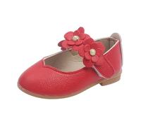 Sandales de Plage pour Filles avec nœud Perle et Fleur, Semelle Plate légère, Chaussures décontractées pour l'été, Taille Ajustable