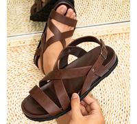 Sandales de plage pour hommes du printemps à l'été, tongs à semelle épaisse double couche, sandales romaines style cage, babouches moyen-orientales arabes EUR40,EUR41,EUR42,EUR43,EUR44,EUR45,EUR46Micr