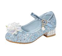Sandales de princesse à paillettes pour filles, enfants, bride de cheville, chaussures habillées Mary Jane à paillettes brillantes, chaussures de performance scolaire, sandales athlétiques pour