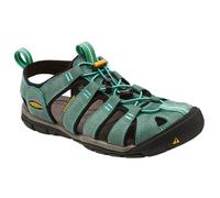 Keen Footwear Sandale Donna Clearwater CNX Cuir Bleu minéral/Jaune Taille 37,5