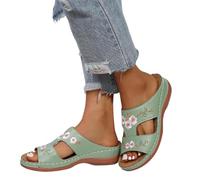 Sandales de Randonnée d'extérieur Confort Orthopédique Soutien Voûte Plantaire Réglables Sandales Trekking Cuir Légères Ouvertes Chaussures De Marche Antidérapantes