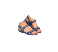 Sandales de sport orthopédiques pour femme Plateforme d'été Sandales orthopédiques de sport Confortables Mode Fête Sandales compensées flexibles Trekking Tongs Plage Marche Randonnée 2025, 3 bleu, 42