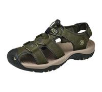 Sandales de sport pour l'extérieur - Version coréenne - Sandales de plage - Baskets décontractées en cuir - Sandales d'extérieur pour homme - Chaussures d'été - Chaussures de randonnée - Sandales de
