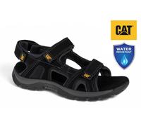 Sandales De Trekking En Cuir Noir Caterpillar Giles Pour Homme