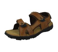 Sandales Décontractées Homme Hush Puppies Avery En Cuir Marron Foncé