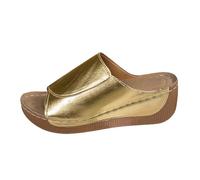 Sandales décontractées pour femme - Sandales compensées - Poisson - Bouche - Casual - Pantoufles antidérapantes - Escarpins avec talon bloc - Talons hauts - Mode - Pantoufles de vacances - Chaussures