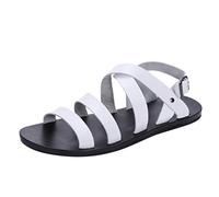Sandales décontractées pour homme Cuir Multi-lanières, plates, bout ouvert, boucle tendance, minimalistes Randonnée, Trekking et Sport Idéal Usage Quotidien en té Adaptées l'été