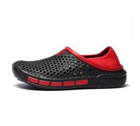 Sandales décontractées pour homme En cuir et maille Support orthopédique Plates, fermées l'arrière, ouvertes sur le côté style mules Randonnée, Trekking Sport Idéal Usage Quotidien té Plage, sentiers