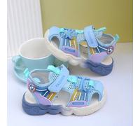 Sandales d'été à bout fermé pour enfants, chaussures de plage athlétiques unisexes pour tout-petits EUR20,EUR21,EUR22,EUR23,EUR24,EUR25,EUR26,EUR27,EUR28,EUR29,EUR30Blocs de couleur,Lettres