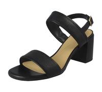Sandales D'été À Talon Bas Ouvert En Cuir Pour Femmes - Ezoria Sling
