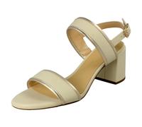 Sandales D'été À Talon Bas Ouvert En Cuir Pour Femmes - Ezoria Sling