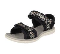 Sandales D'Été Casual En Textile Pour Enfants Clarks Hook & Loop Surfing Tide K