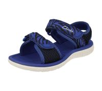 Sandales D'Été Casual En Textile Pour Enfants Clarks Hook & Loop Surfing Tide K