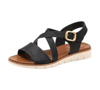Sandales d'été confortables à bout ouvert pour femme - Sandales d'été avec sangle croisée - Sandales d'été avec boucle réglable - Légères - Chaussures de soirée - Chaussures de fête - Sandales à