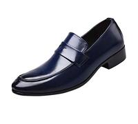 Sandales d'été décontractées pour homme - Sandales basses en cuir - Chaussures de travail respirantes antidérapantes - Confortables - Légères - Semelle souple - Noir - Pour marcher - Mariage - Outdoor