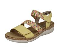 Sandales D'Été Plates À Lanières En Similicuir Doux Remonte Pour Femmes - R6861