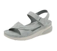 Sandales D'éTé Pour Avec Bout Ouvert Semelle éPaisse Pour La DéTente Au Quotidien Polyvalentes Pour Pantalons DéContractéS Et Jeans IdéAles Par Temps Chaud (Grey 42),