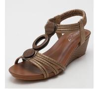 Sandales d'été pour Femme LX230330051-Marron 37