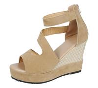 Sandales d'été pour femme - Sandales tendance et robustes - Idéales pour les aventures en ville et les voyages - Avec semelle flexible et aspect tendance pour l'exploration - Sandales pour femme