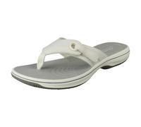 Clarks Clarks White Essentials Brinkley Toe Post Flip Flops