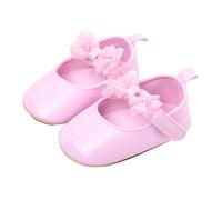 Sandales d'été pour fille - Bout fermé - Légères - Fleurs perlées - Chaussures de plage, Rose, 12