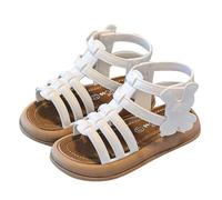 Sandales d'été pour fille - Sandales de plage - Sandales d'été - Sandales en cuir - Chaussures de bain - Chaussures pieds nus - Chaussures confortables - Chaussons légers - Chaussures de loisirs
