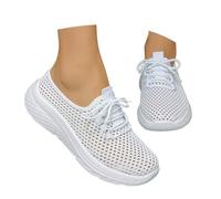 Sandales d'été tendance mules respirantes à enfiler avec couvre-orteils pour une marche confortable en toute saison (White, 39) #71