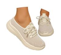 Sandales d'été tendance mules respirantes à enfiler avec couvre-orteils pour une marche confortable en toute saison (Beige, 39) #71
