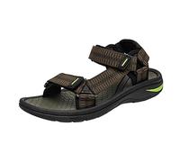 Sandales d'extérieur à séchage rapide pour homme - Légères et imperméables - Sandales orthopédiques - Pour le trekking et la randonnée, café, 45 EU