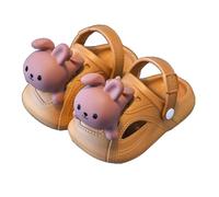 Sandales d'extérieur confortables et décontractées pour enfants, réglables pour un ajustement facile, idéales pour un usage quotidien, les excursions à la plage et la détente, café, 22.5 EU