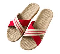 Sandales d'extérieur imperméables pour homme - Sandales de plage avec bride arrière - Sandales orthopédiques antidérapantes - Sandales d'été respirantes - Chaussures d'été classiques rétro, Rot6., 40