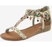 Sandales différents éléments décoratifs pour une allure, sophistiquée et raffinée - LASCANA - vert VERT 43